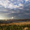 landscape with power plant